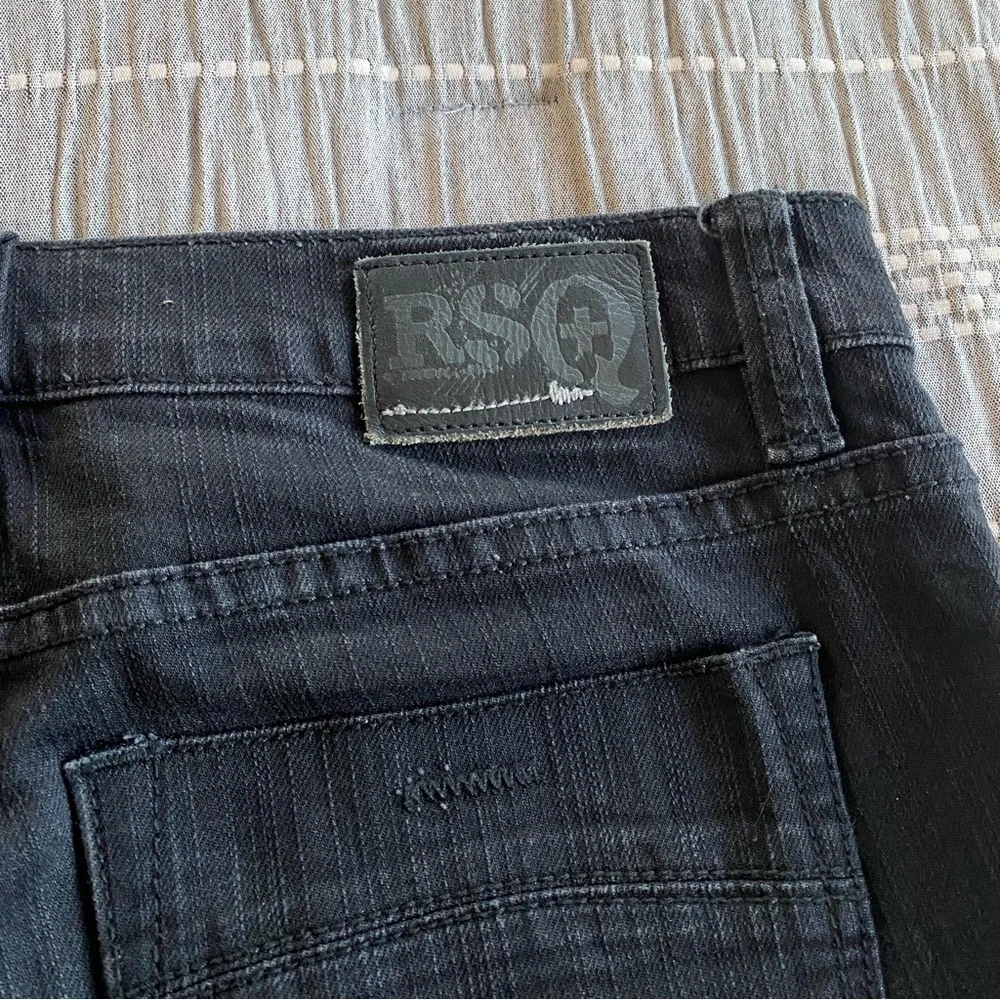 RSQ Skinny Jeans Black Denim W31 L32 Cotton